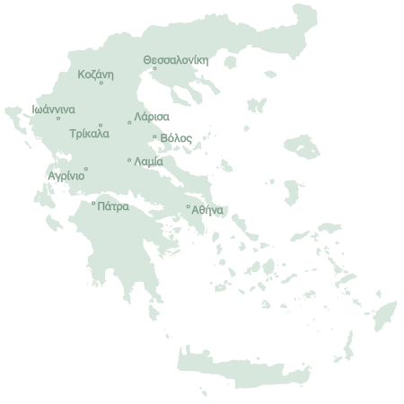 map greece